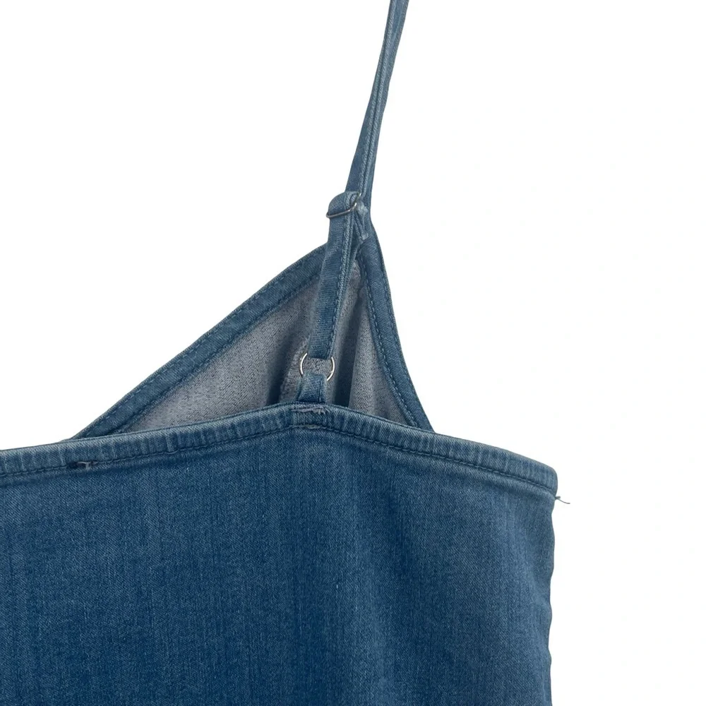 Blashe Denim V-Neck Dress Medium